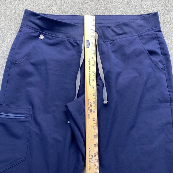 Figs Pants Womens XL/P Blue Scrub Bottom Zamora Jogger Nurse Workwear,Pockets - Picture 5 of 16